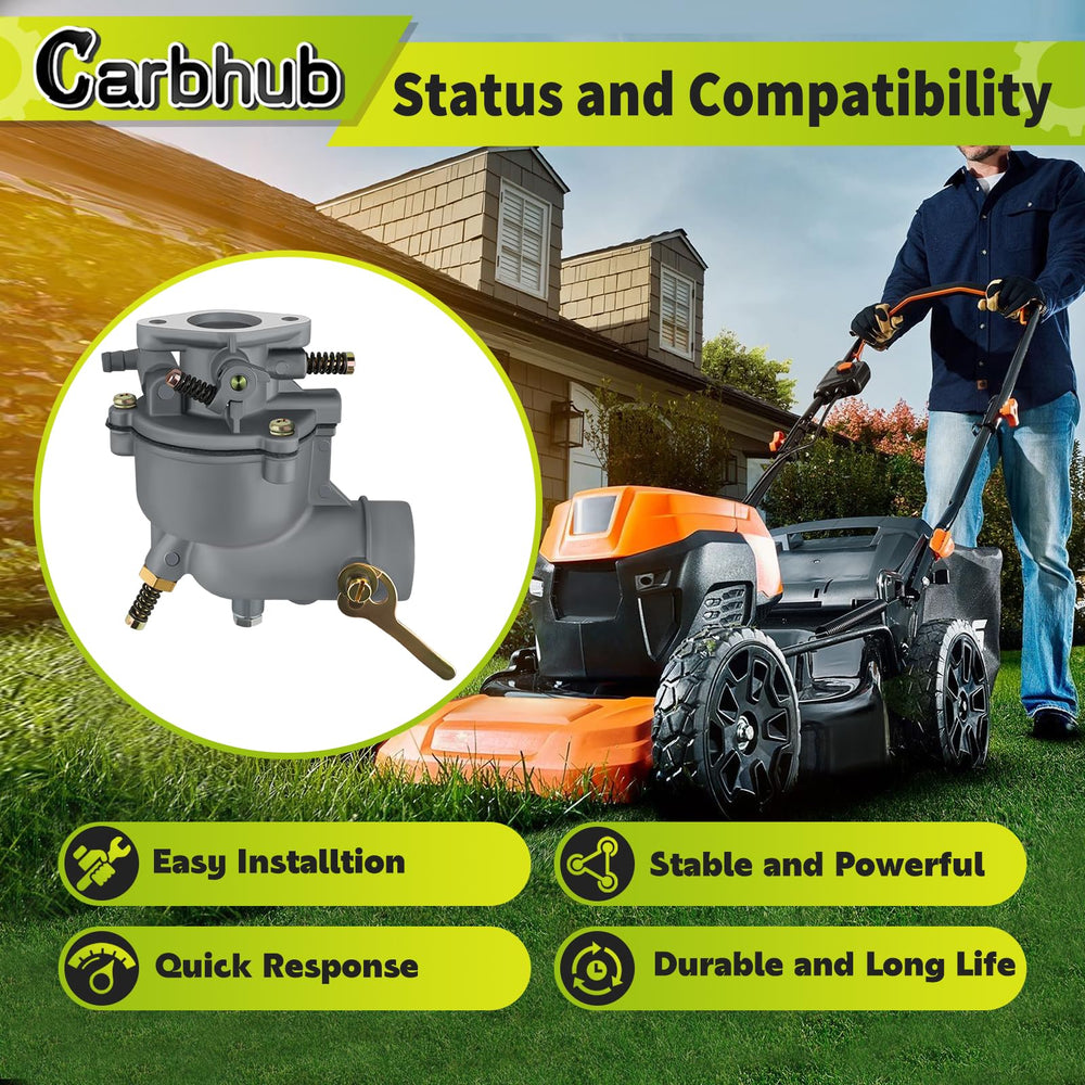 Carbhub carburetor top detail highlighting throttle linkage and adjustment ports for tuning