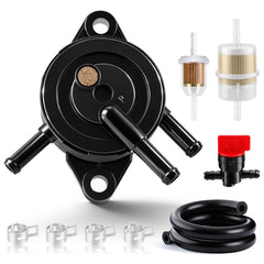 Carbhub fuel pump front view showing compact design and reliable fuel delivery