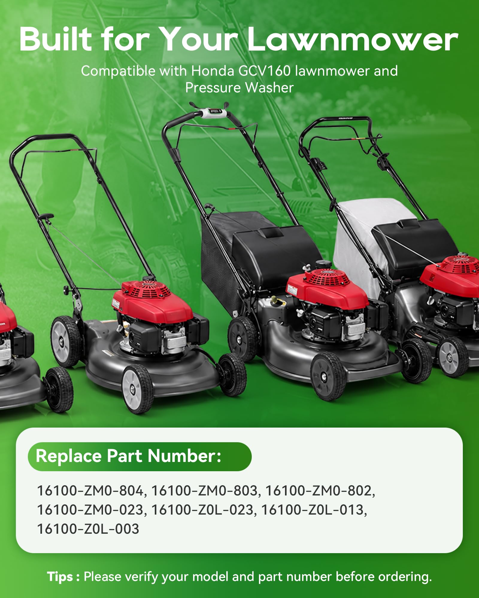 Carbhub carburetor installed in a Honda mower demonstrating direct-fit replacement benefit