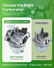 Carbhub carburetor mounting and flange detail ensuring proper alignment and secure seal
