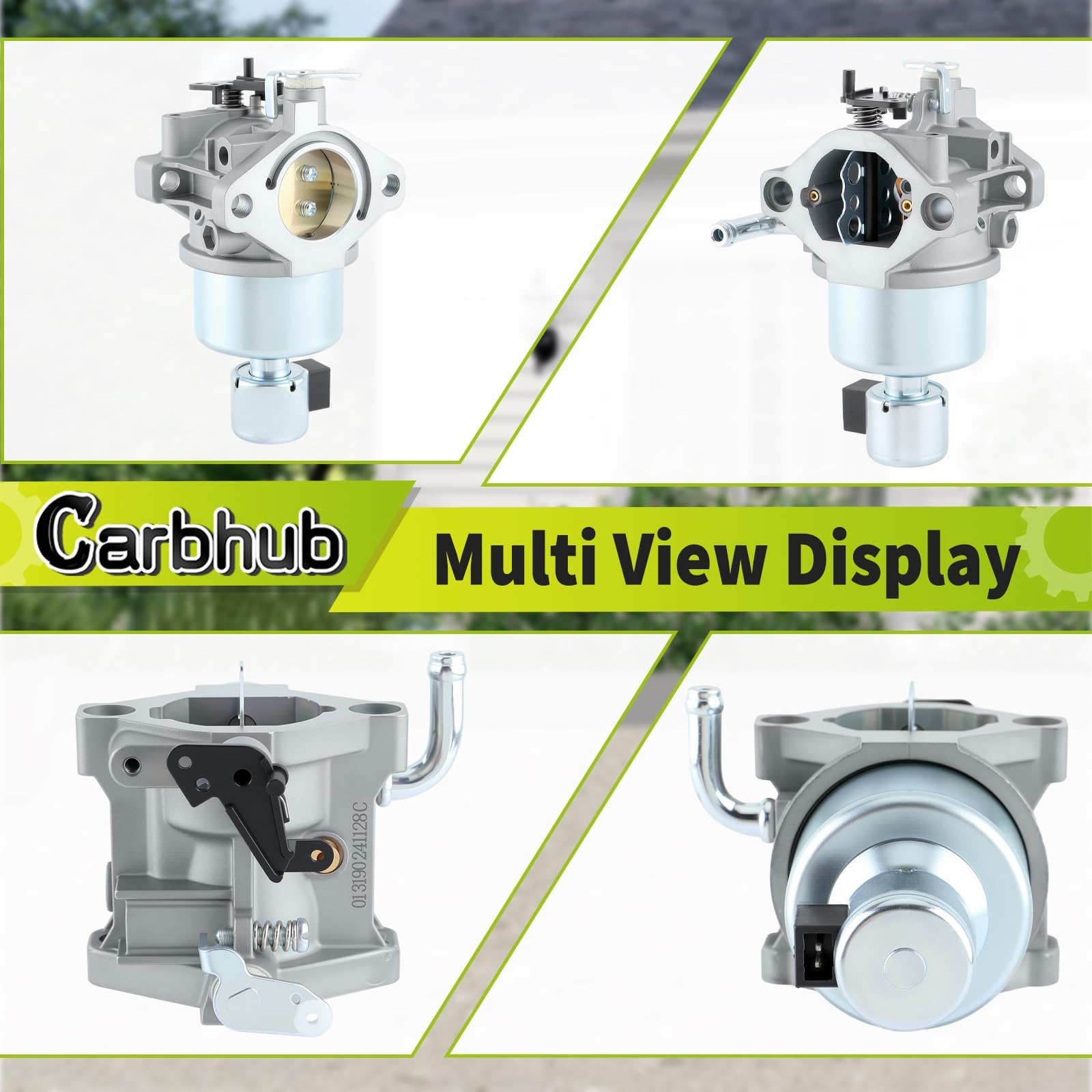 Carbhub carburetor installed on a tractor engine demonstrating restored performance
