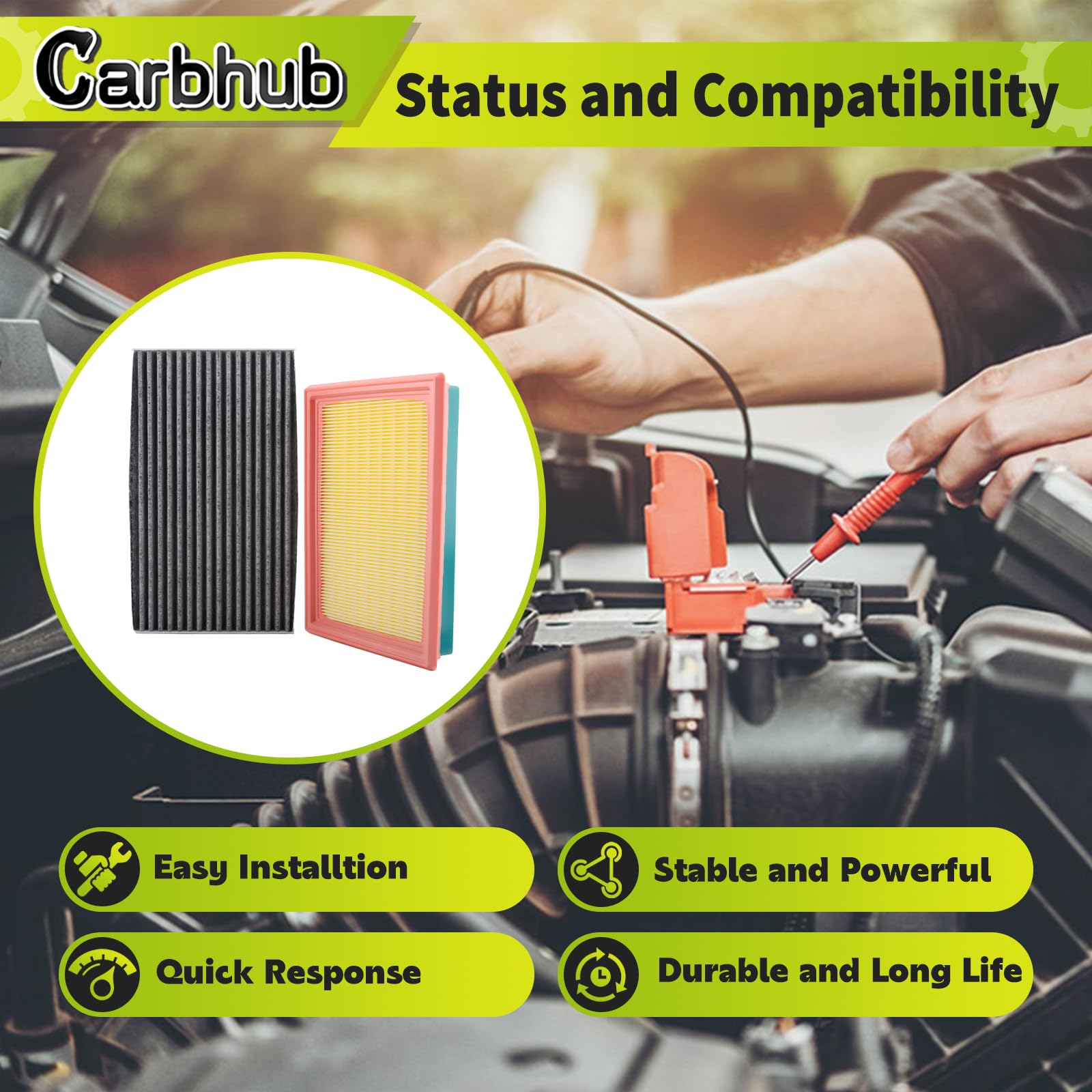 Carbhub lifestyle photo inside Nissan cabin, demonstrates improved interior air comfort