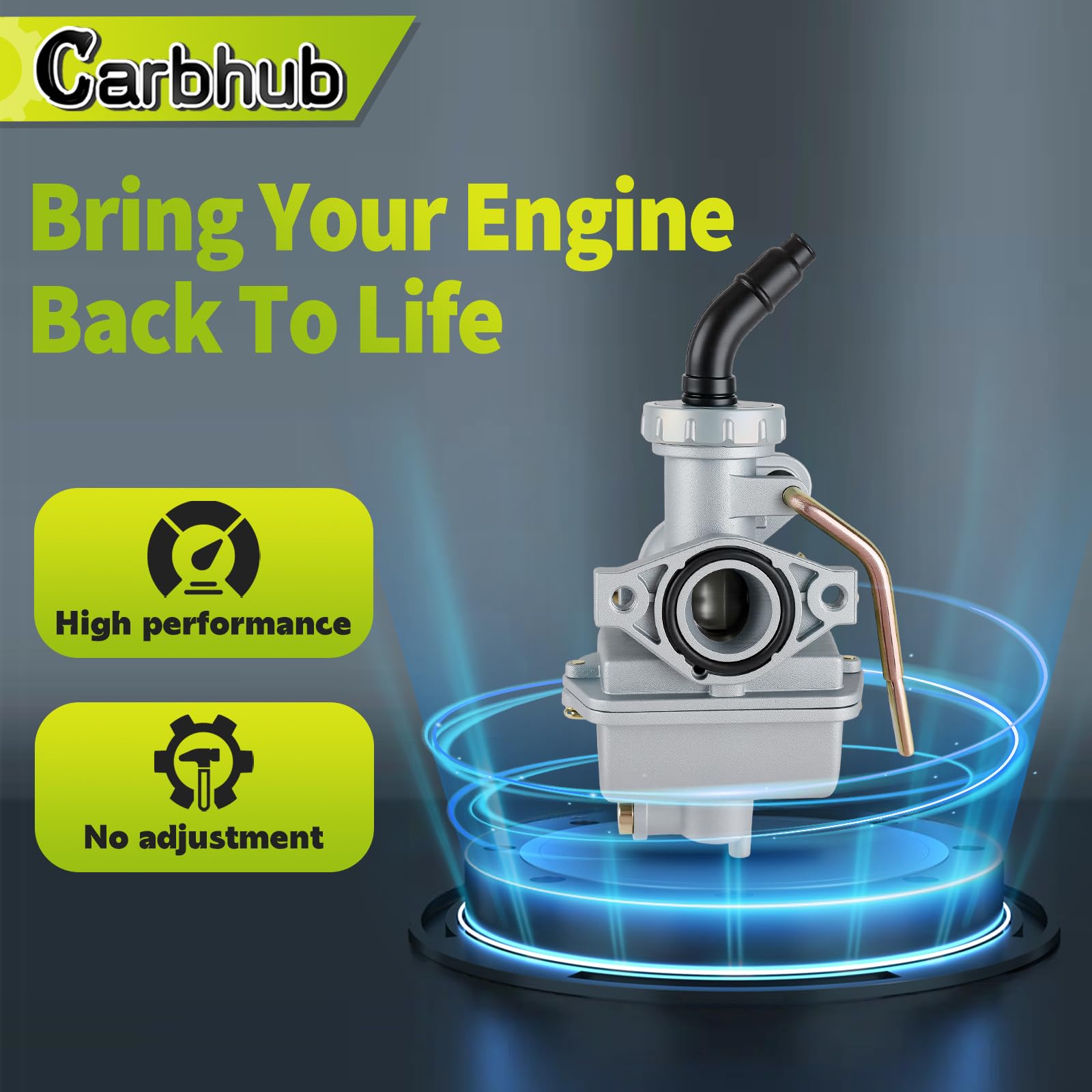 Carbhub PZ20 packaging with included parts for straightforward installation