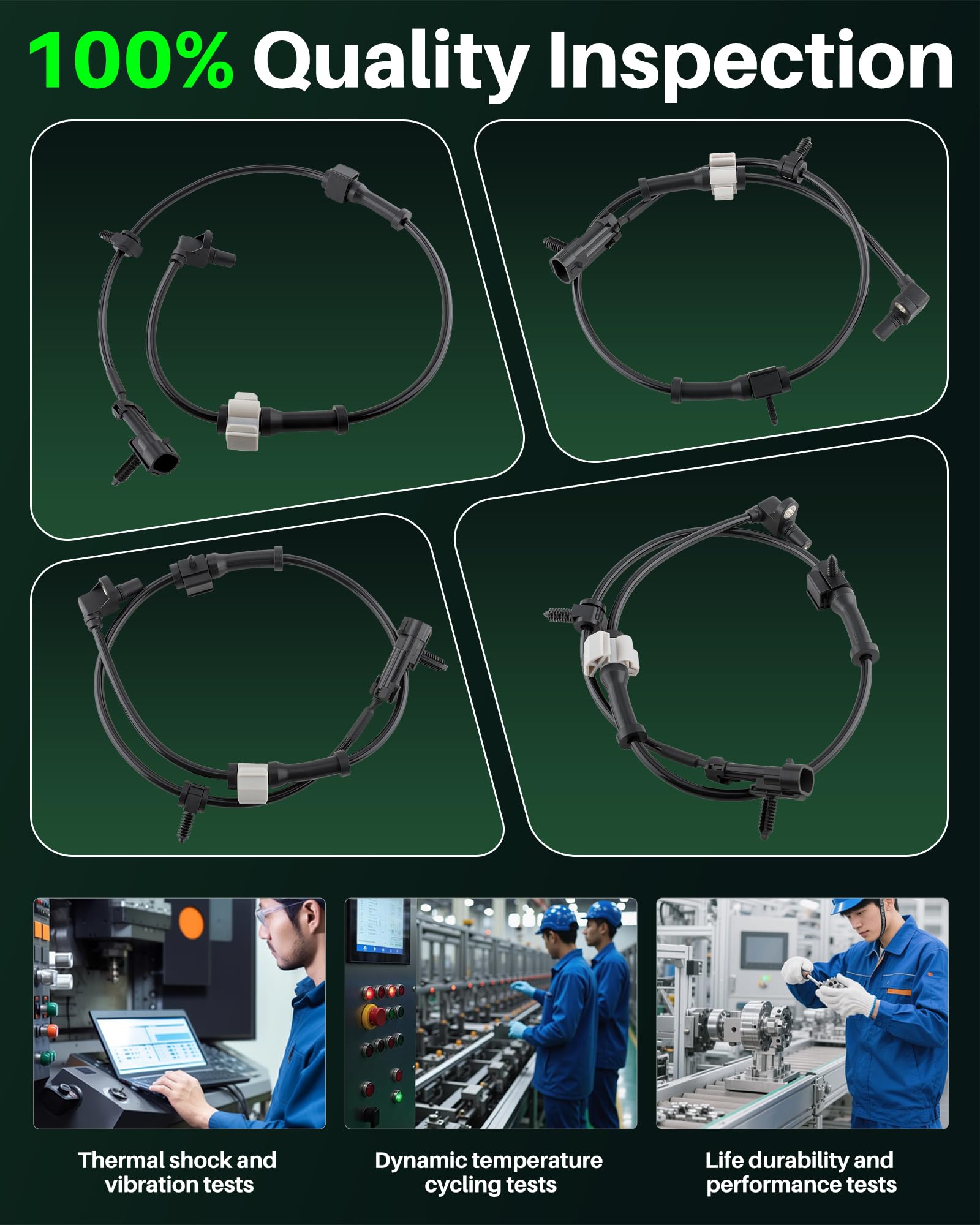 Carbhub sensor cable strain relief detail improves durability against vibration