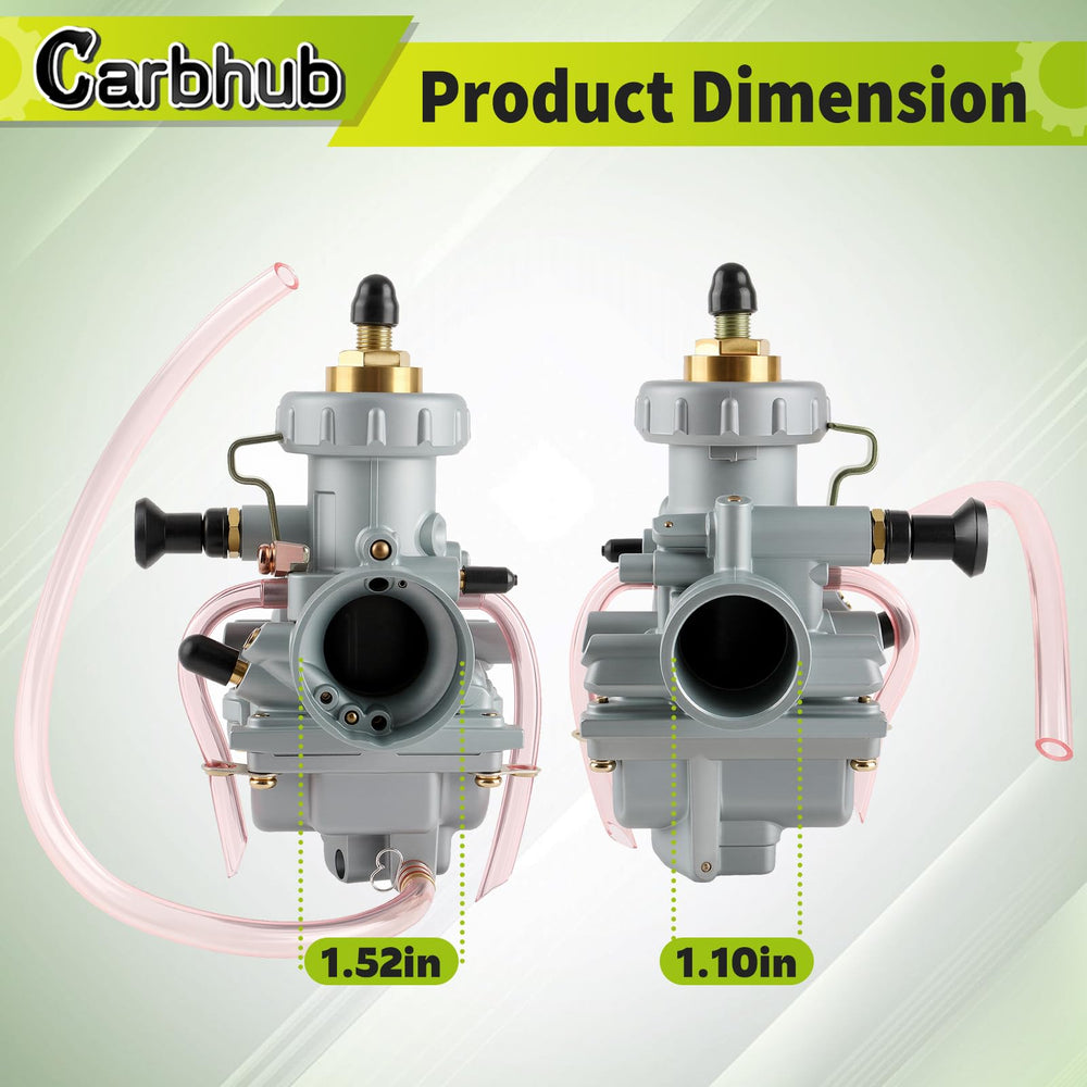 Carbhub gaskets and jets closeup showing included parts for complete replacement