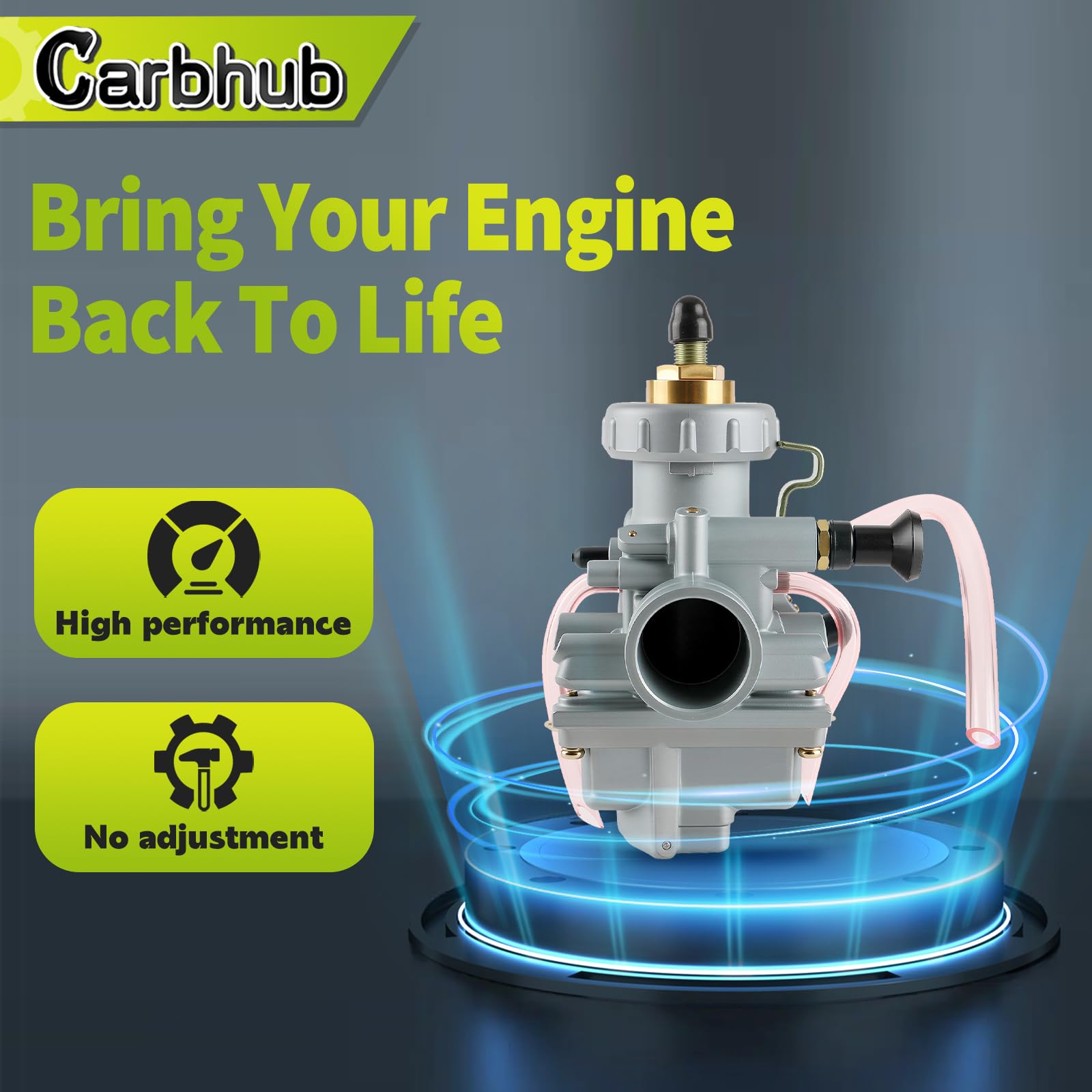 Carbhub packaged product with label and box ready for shipping and safe delivery
