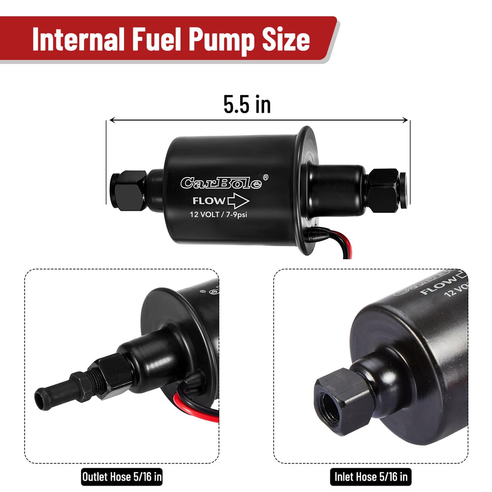 CarBole with included fuel filter and mounting bracket for easier retrofit installation