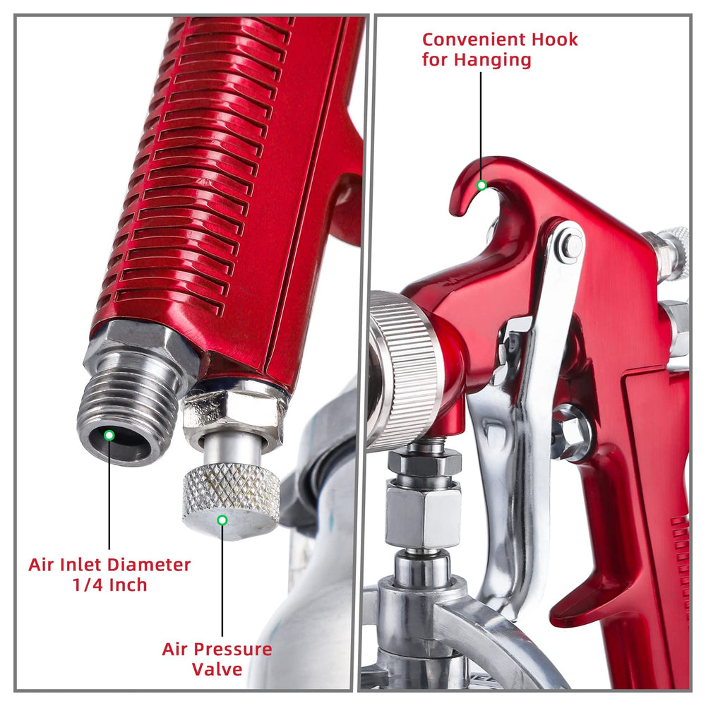 CarBole spray gun in hand to show scale and comfort for extended use