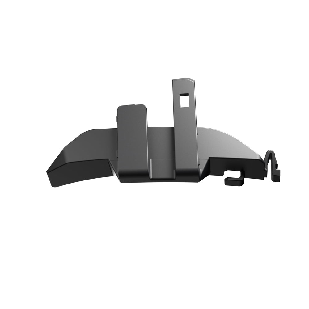 Cardo adapter with PACKTALK unit mounted showing ready-to-ride setup