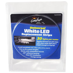 CAREFREE close-up of LED strip texture highlighting durable adhesive backing