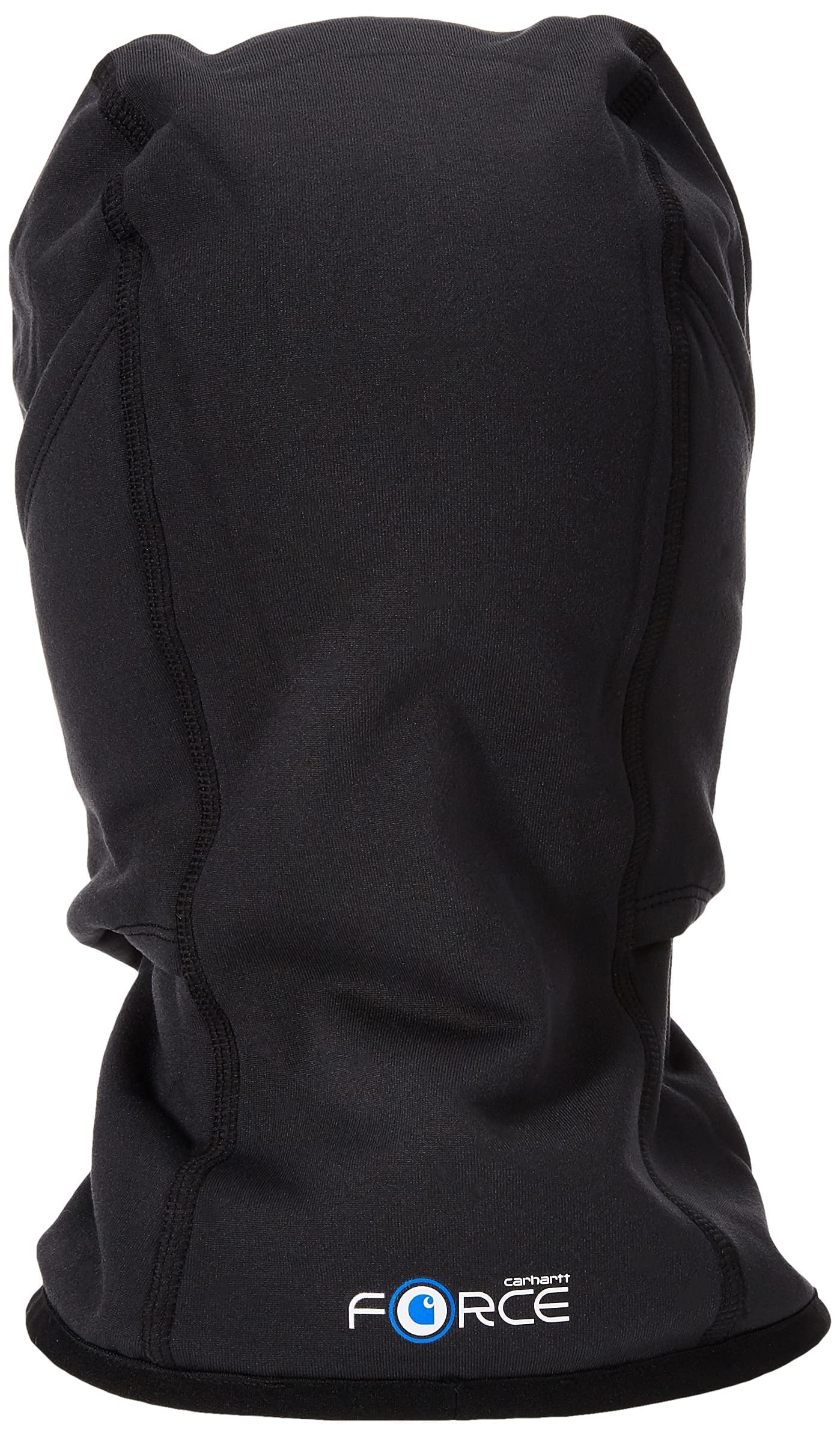 Carhartt fabric close-up of fleeced interior and stretch knit for warmth and wicking