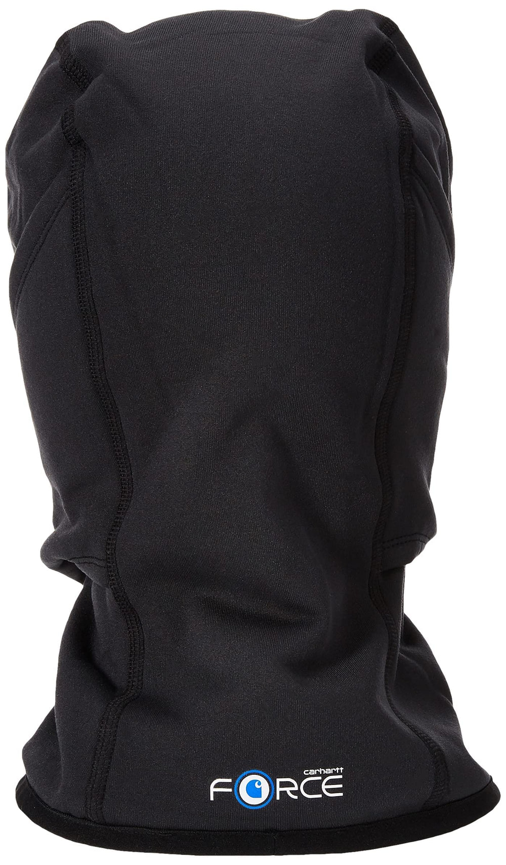 Carhartt fabric close-up of fleeced interior and stretch knit for warmth and wicking