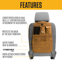 Carhartt close-up of pocket detail demonstrating organized access