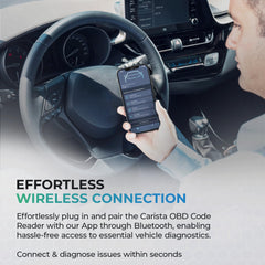 Carista app live data screen showing real-time sensor readouts benefit