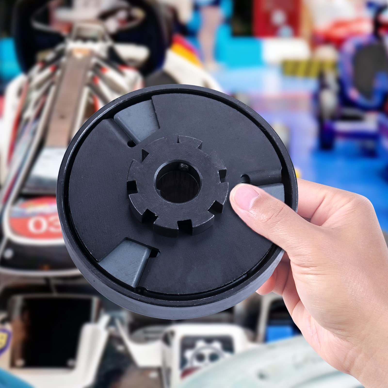 Carkio clutch installed on go-kart demonstrating smooth power transfer