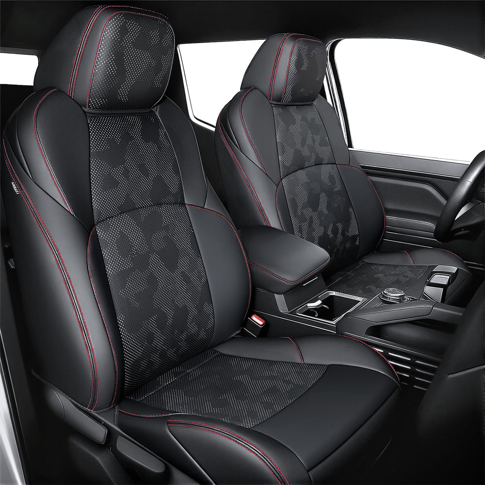 Carlimeki front seats full view showing precise fit and upgraded appearance