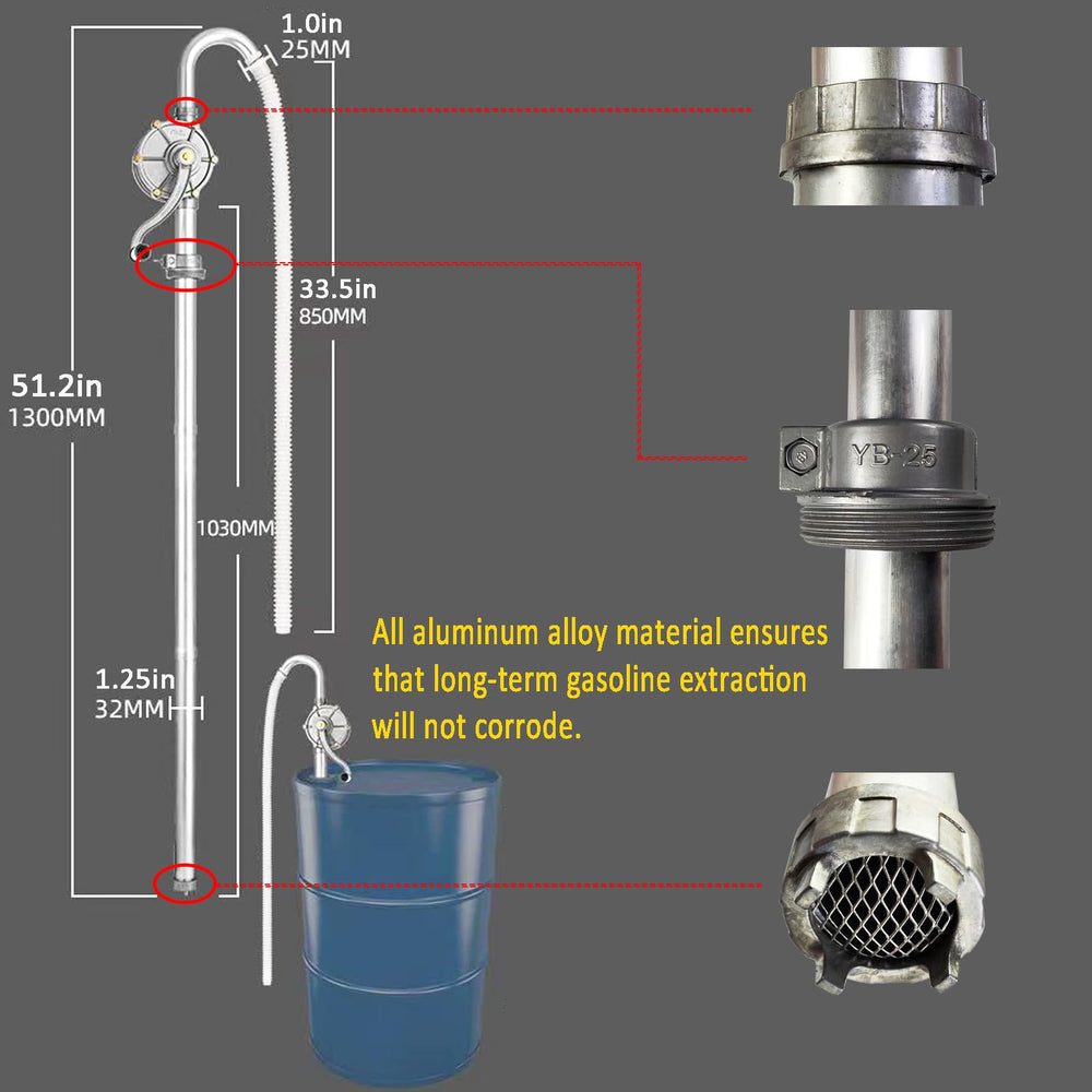 CARLKEMIAN unboxed parts laid out showing included tubes, hose, and hardware for quick assembly