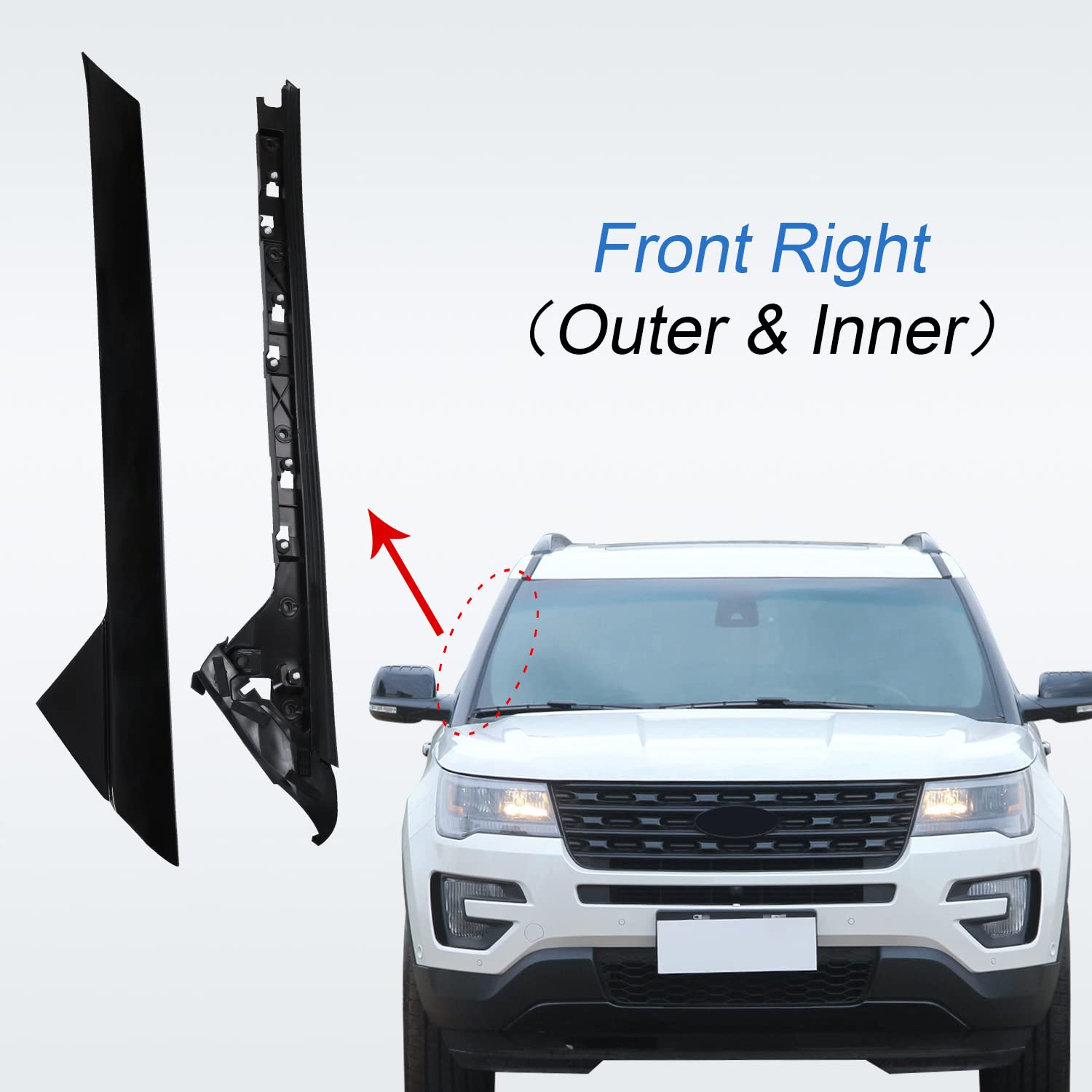 CARMOCAR trim beside ruler showing dimensions for accurate fit