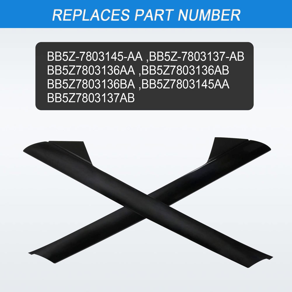CARMOCAR gloss-black finish detail highlighting smooth surface and OEM look