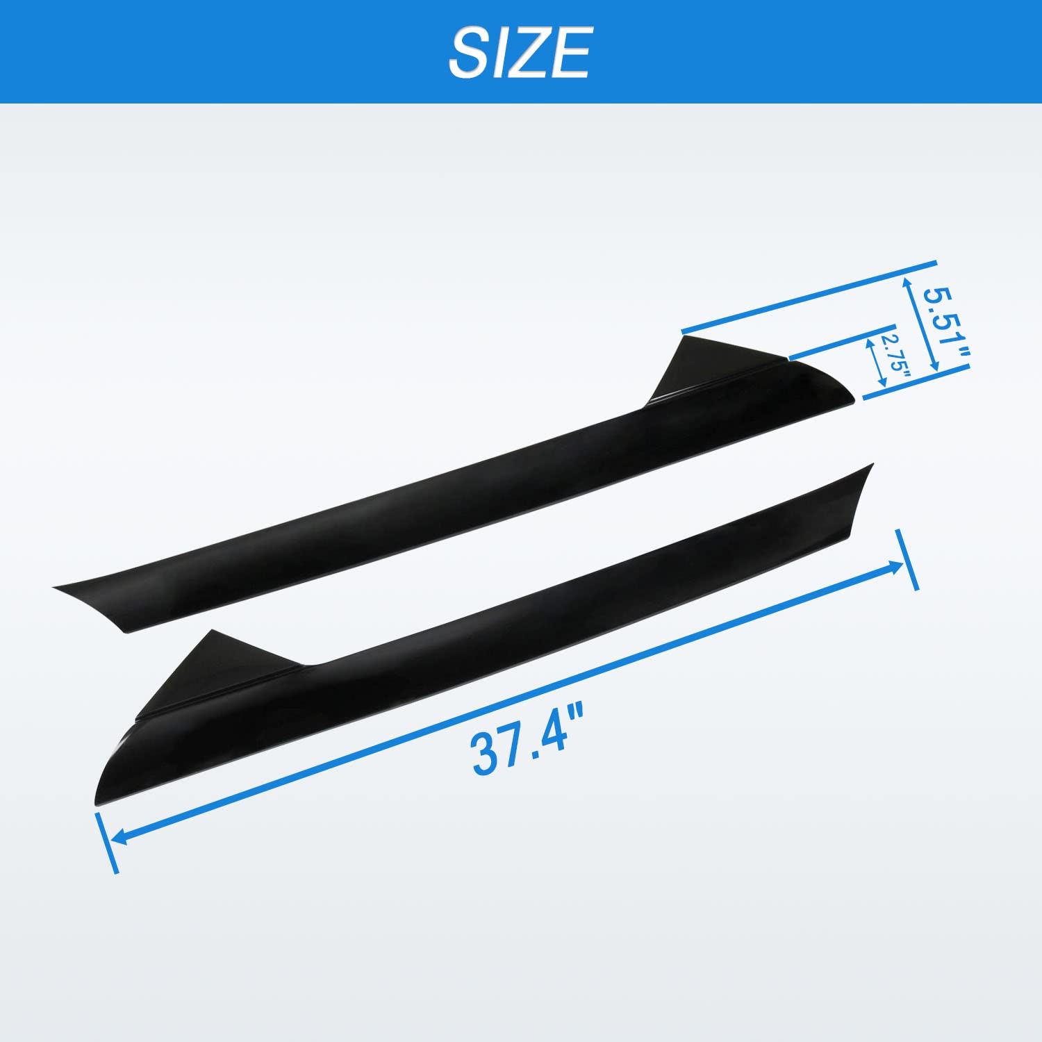 CARMOCAR product packaging and label showing included left and right trims