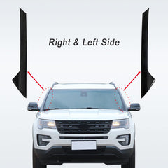 CARMOCAR close-up of right A-pillar molding showing contour and stress-resistant ABS