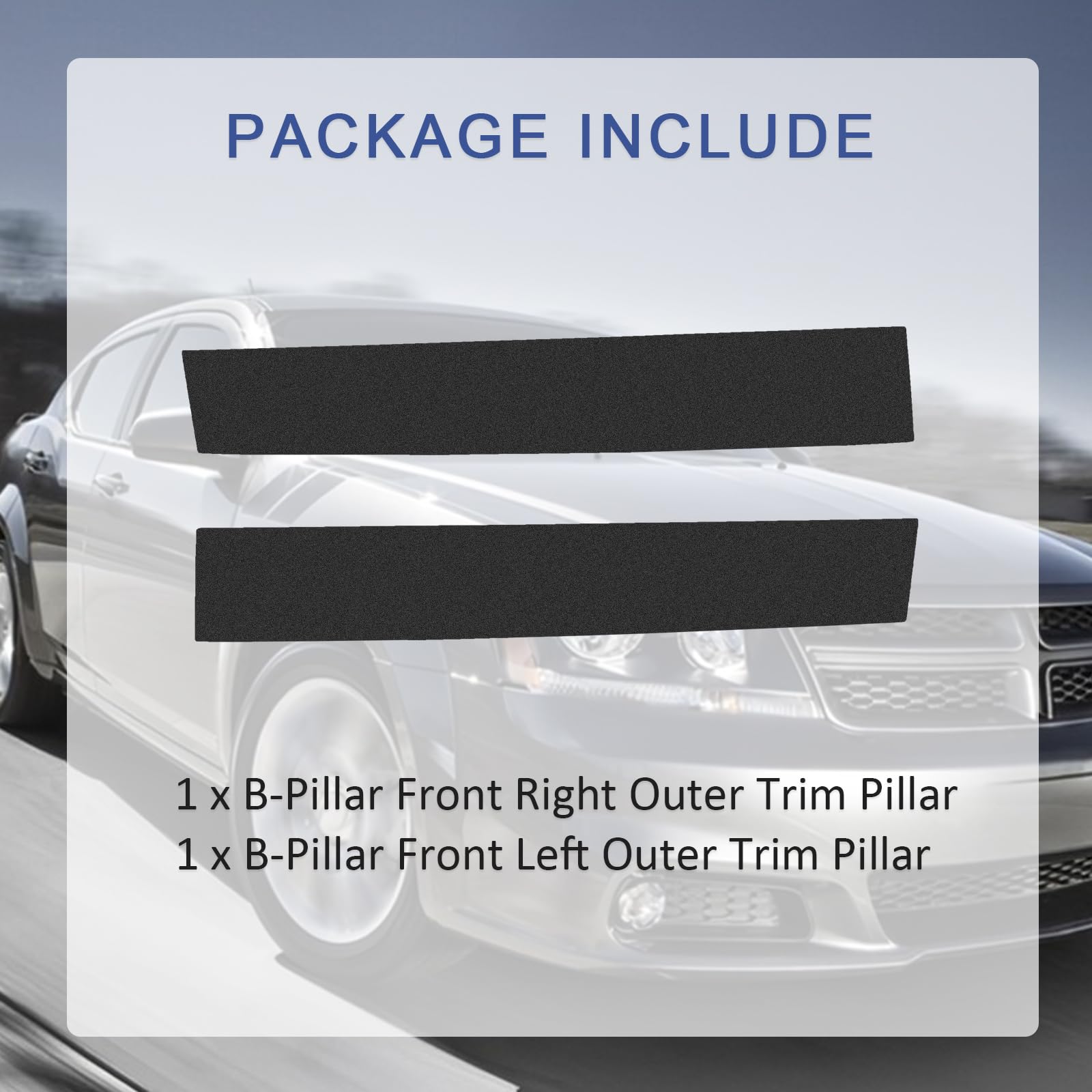 CARMOCAR trim beside a ruler to show scale and accurate fitment for replacement