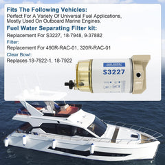 CARMOCAR filter element detail displaying 10-micron synthetic media for debris removal