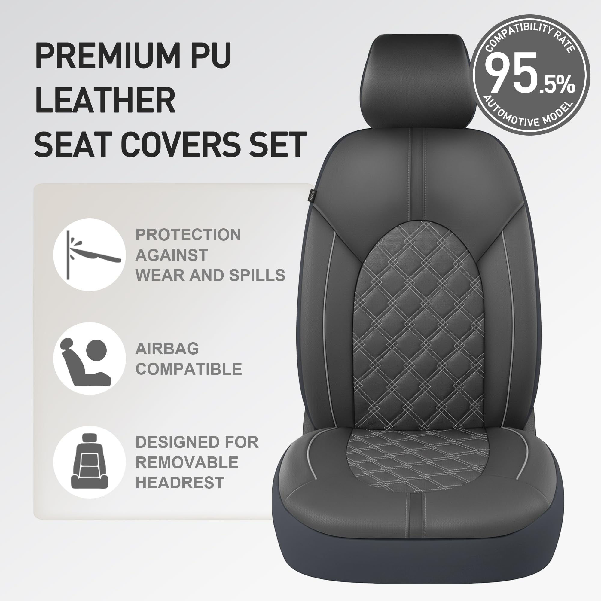 CAROMOP PU leather being wiped clean to show waterproof benefit
