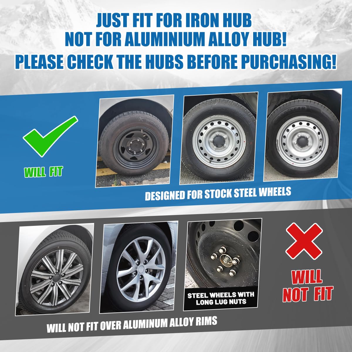 CAROXX hubcap on moving car highlighting durability in real driving