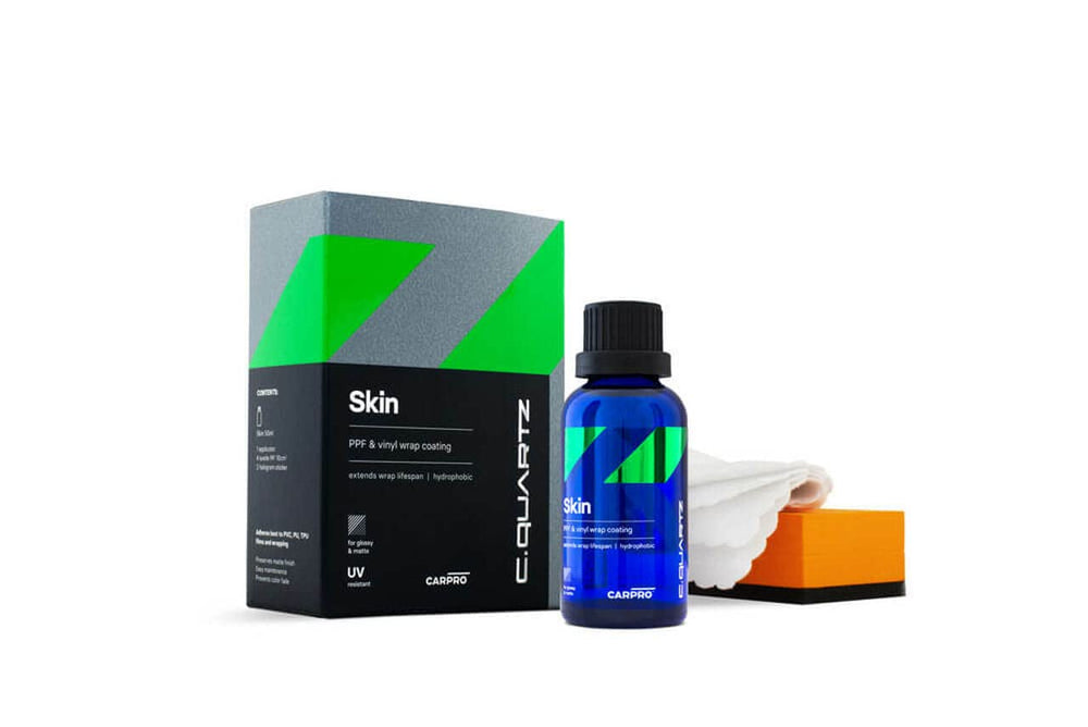 CARPRO CQUARTZ Skin front label showing product branding and size