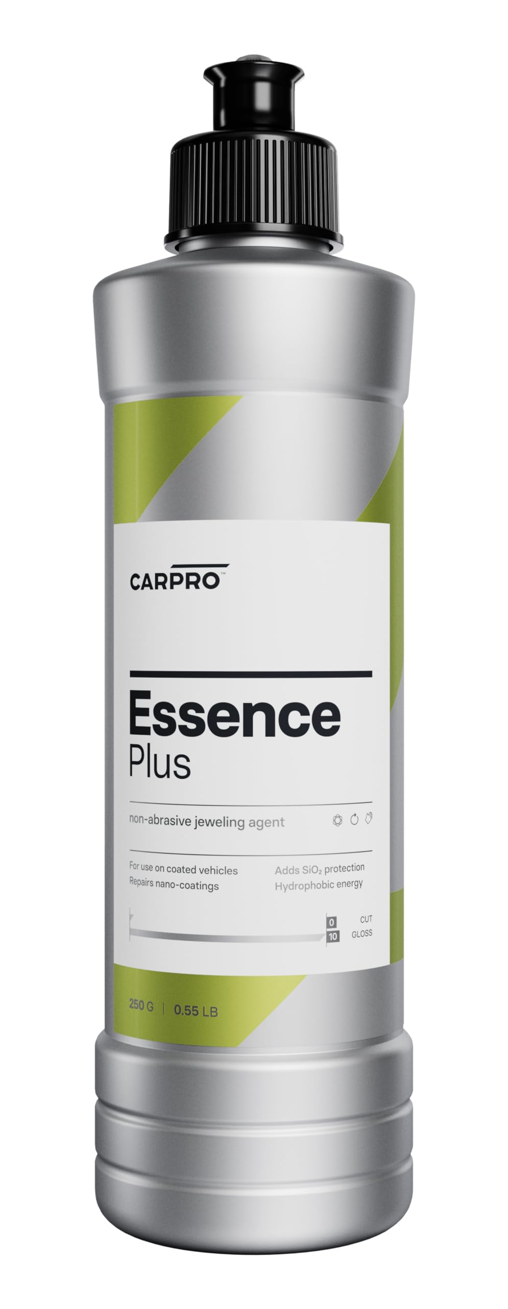 CARPRO Essence PLUS front label showing product and volume benefits