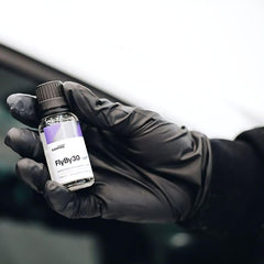 CARPRO FlyBy30 bottle with applicator block ready for precise coating