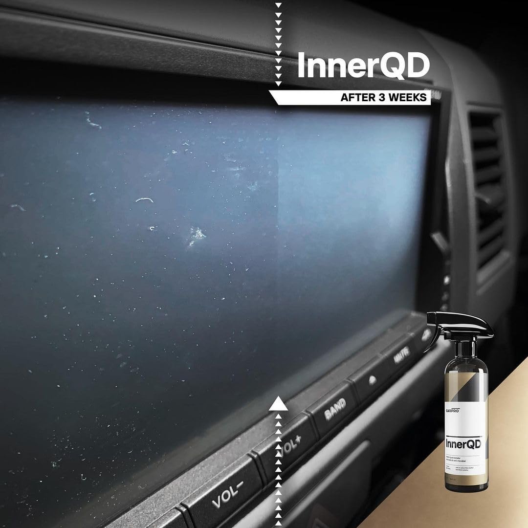 CARPRO spray in action delivering quick mist for fast interior cleaning benefit