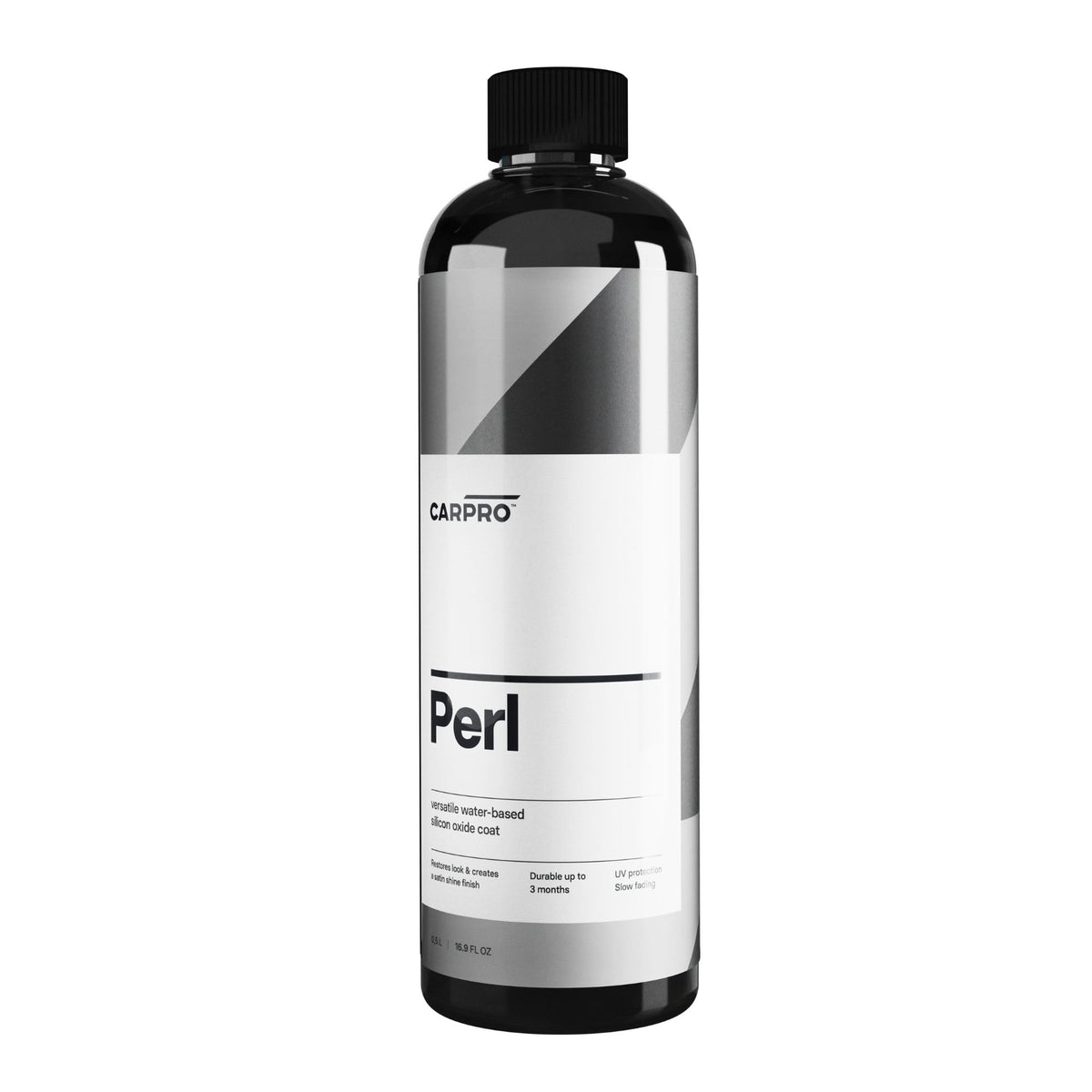 CARPRO PERL front label showing product and size, clear benefit fast identification