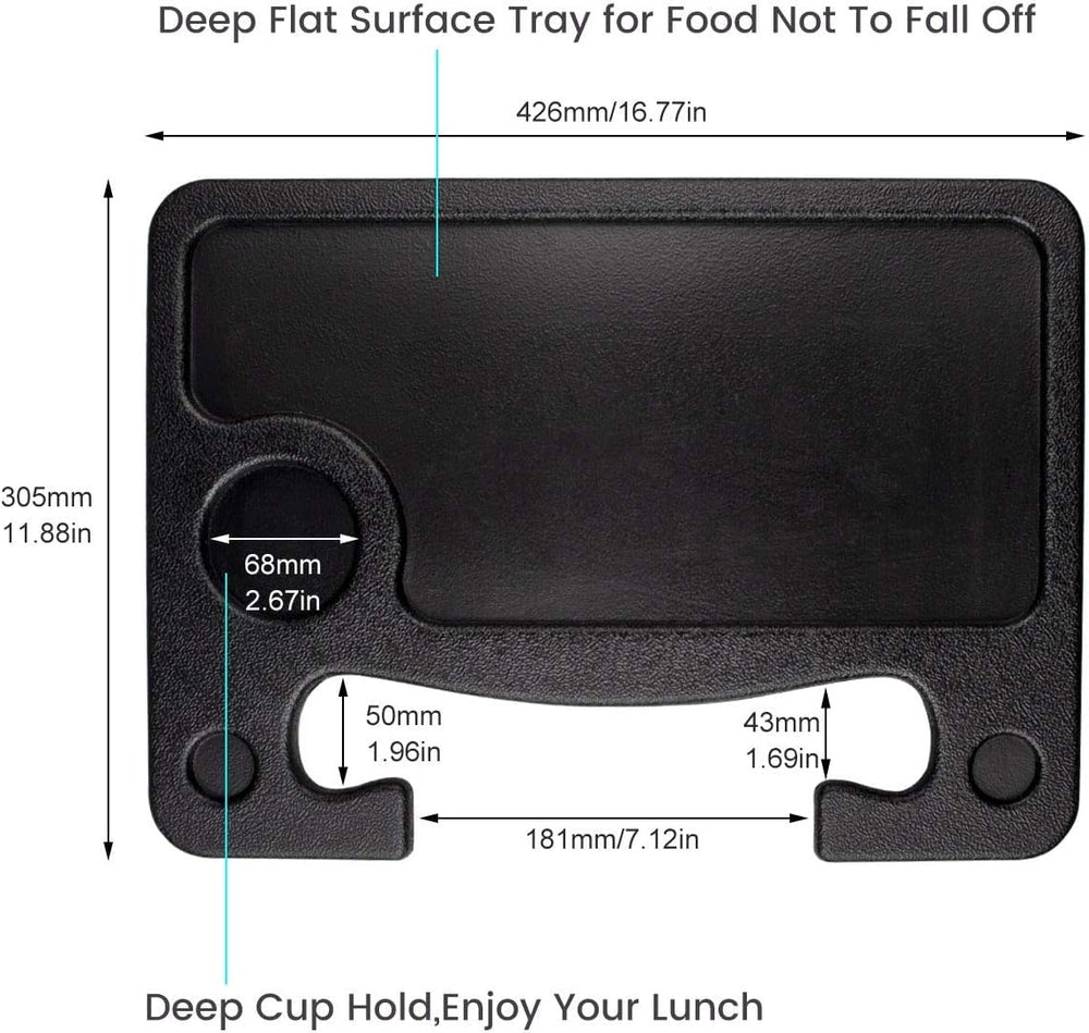 CarQiWireless flipped to reveal both eating and working surfaces