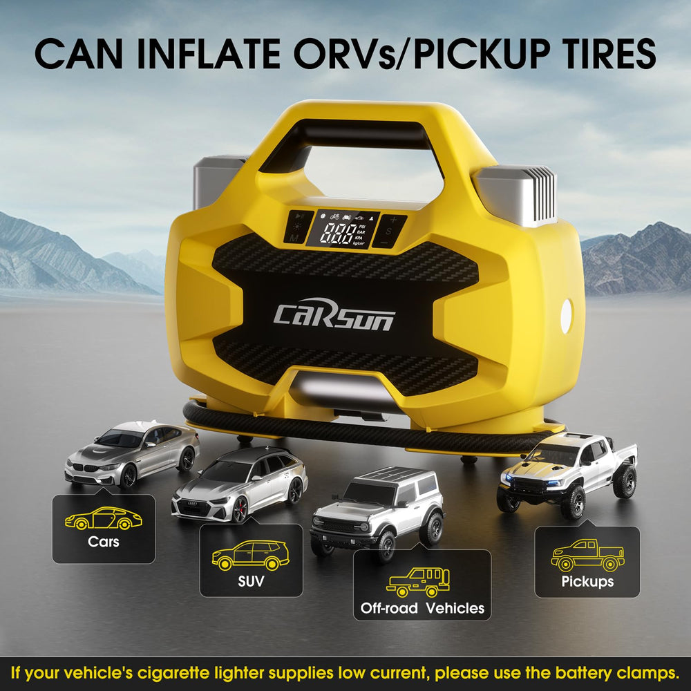 CARSUN storage bag and integrated cable slot for neat packing and quick trunk storage