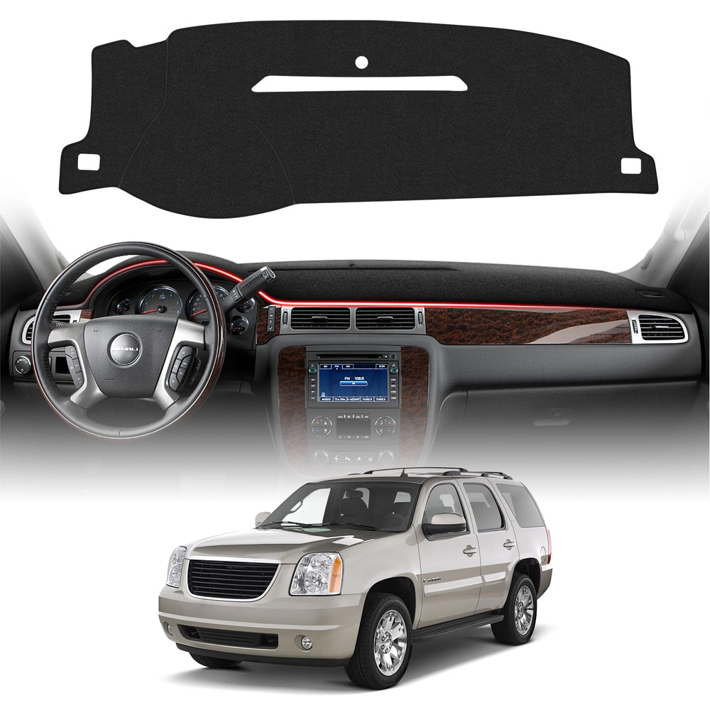 CARTIST dash cover front view showing full dashboard protection benefit