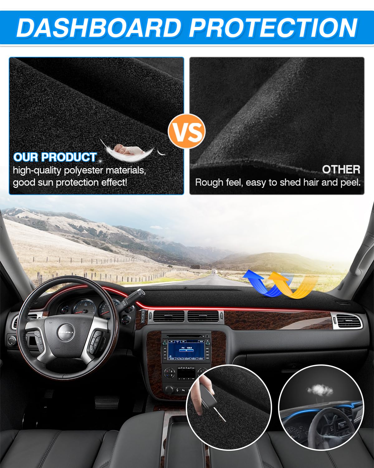CARTIST cover aligned to glove box showing precise fit and function