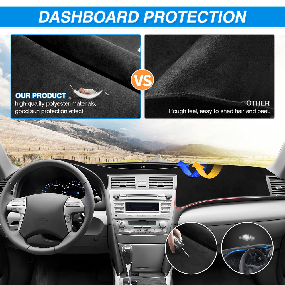 CARTIST hand shows size and precise fit on Camry dash