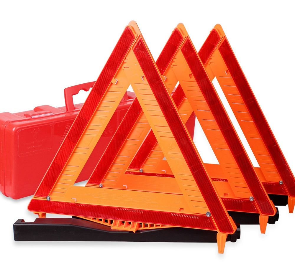 CARTMAN front packaging showing three DOT approved triangles and portability benefit