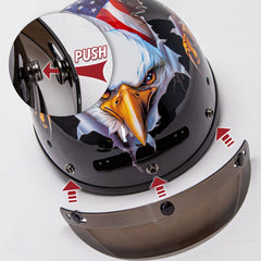 CARTMAN helmet top vents showing airflow for cooler riding comfort