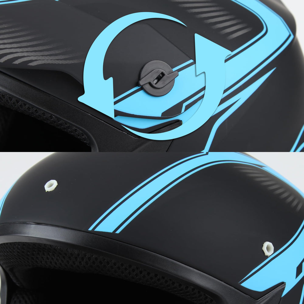 CARTMAN helmet next to ruler size comparison demonstrating X-Large fit up to 61 cm
