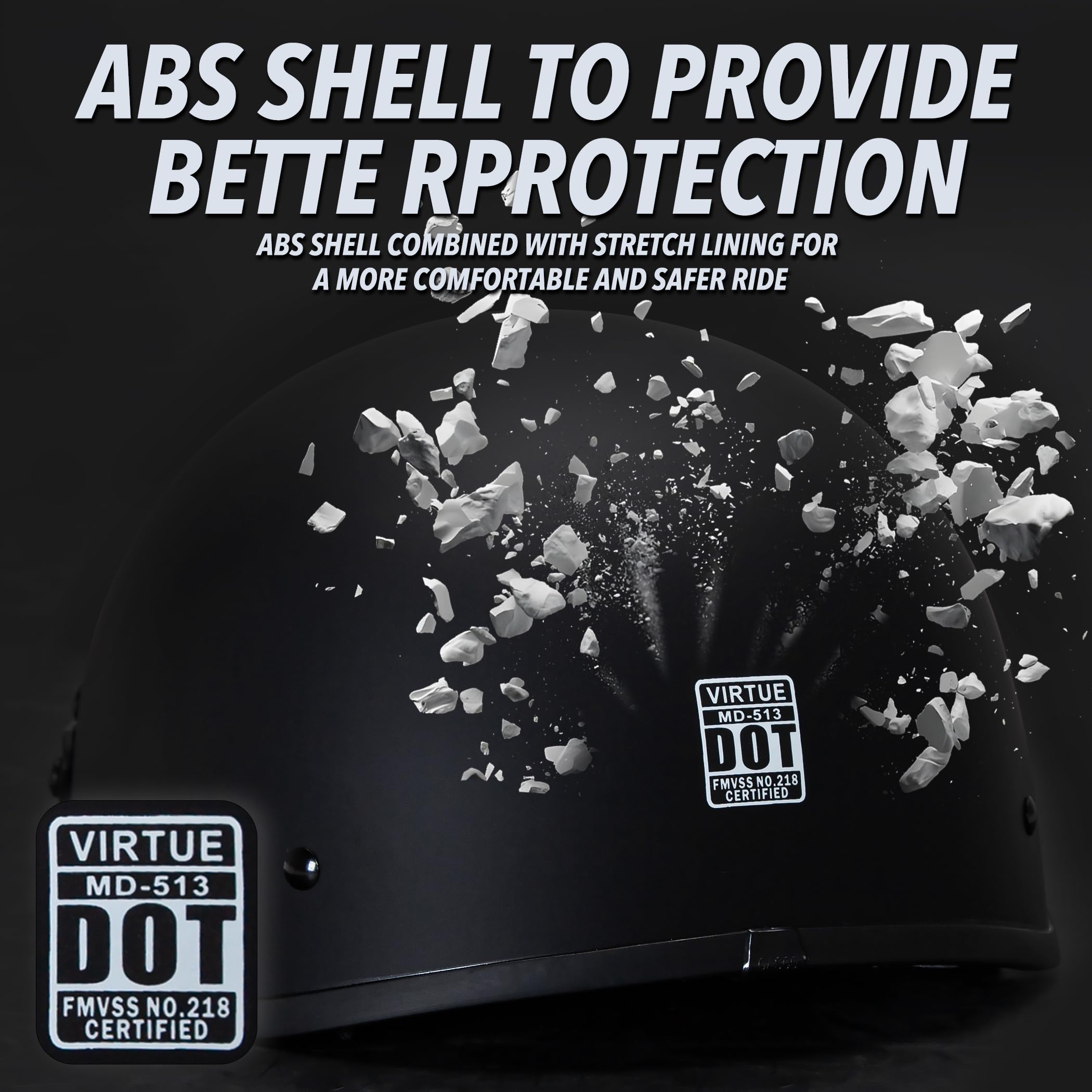 CARTMAN helmet interior liner close-up showing vented EPS for comfortable airflow