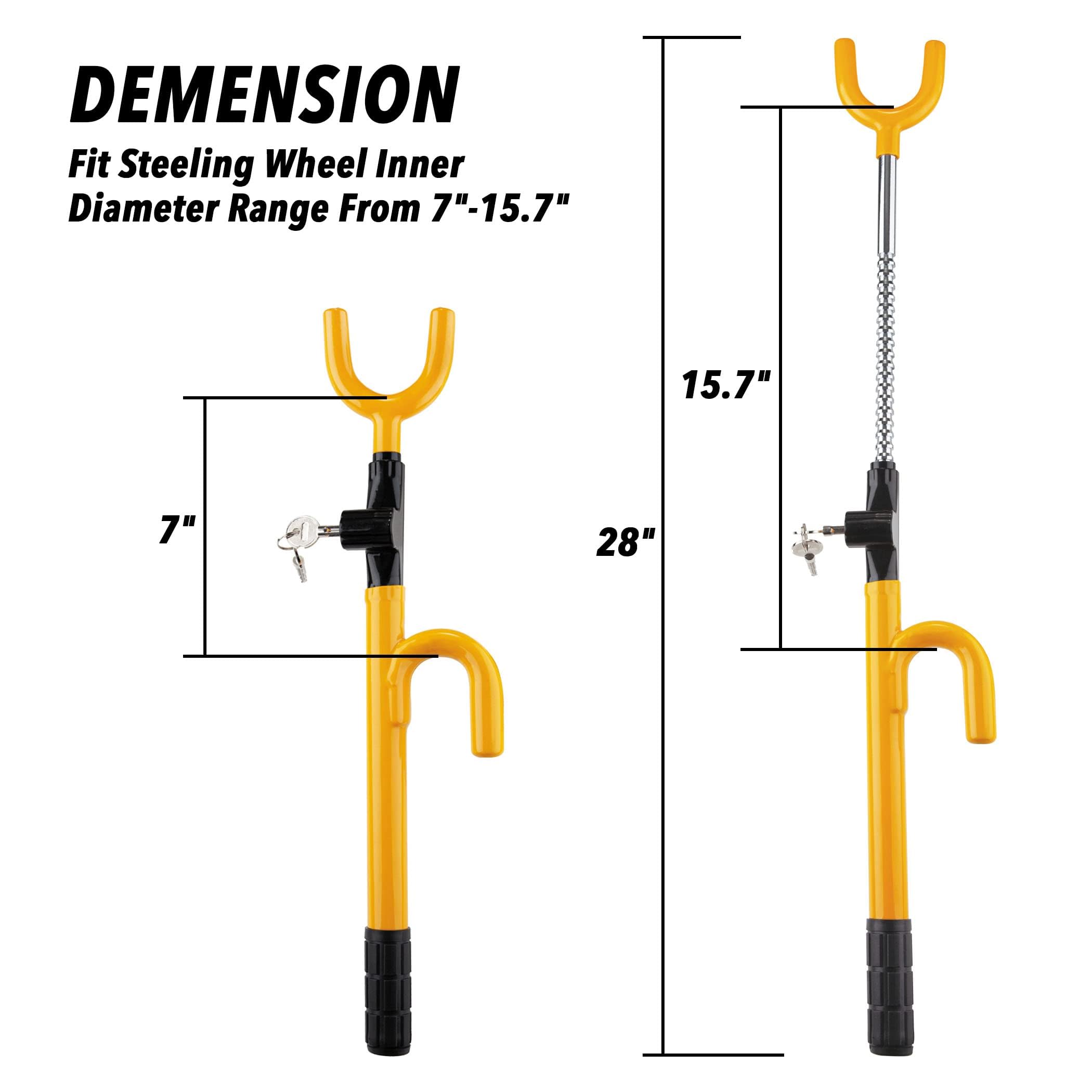 CARTMAN length adjustment scale fits varied steering wheel diameters