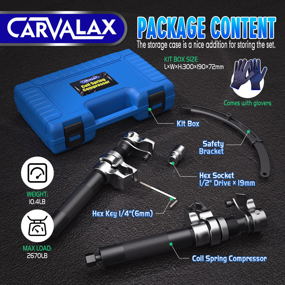 CARVALAX close-up of threaded rod and hex socket showing smooth operation and control