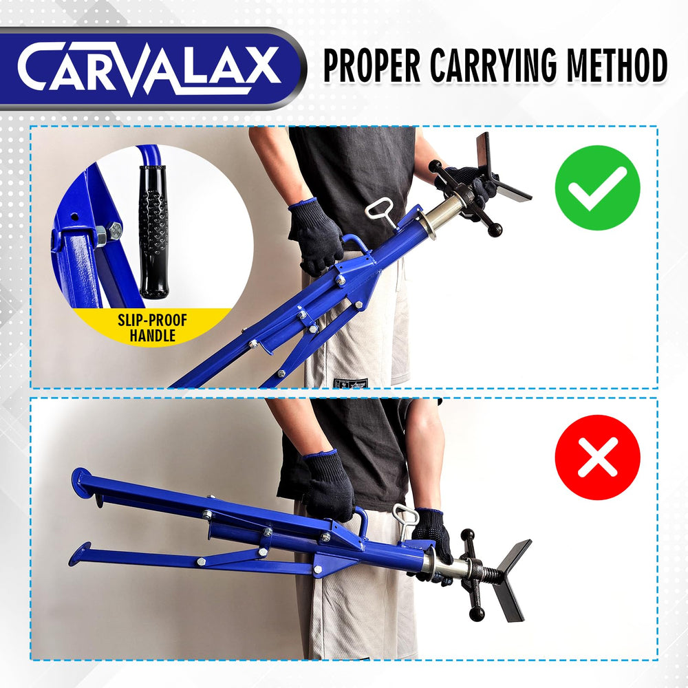 CARVALAX in-use during welding to stabilize pipe and improve alignment