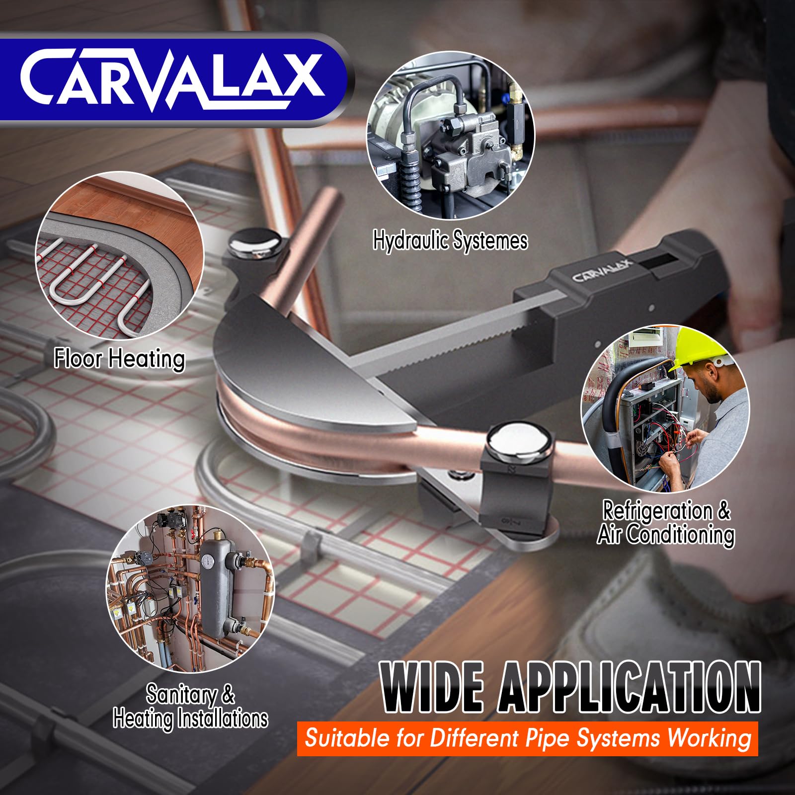 CARVALAX closed carrying case protecting tools and simplifying storage