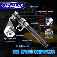CARVALAX safety bracket extended view showing alignment and enhanced compression safety