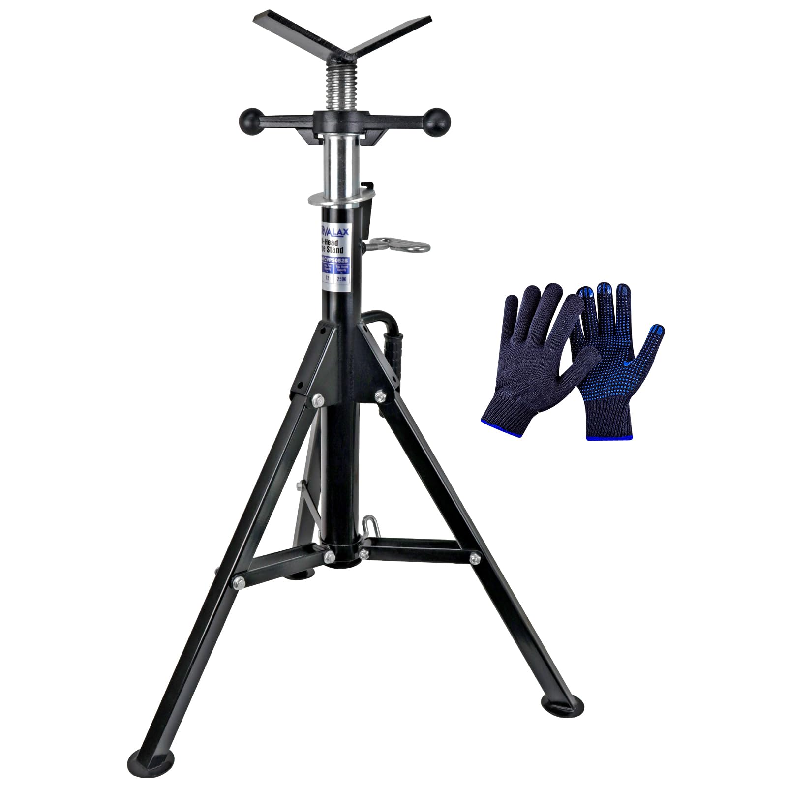 CARVALAX V-head front view showing robust frame and stability