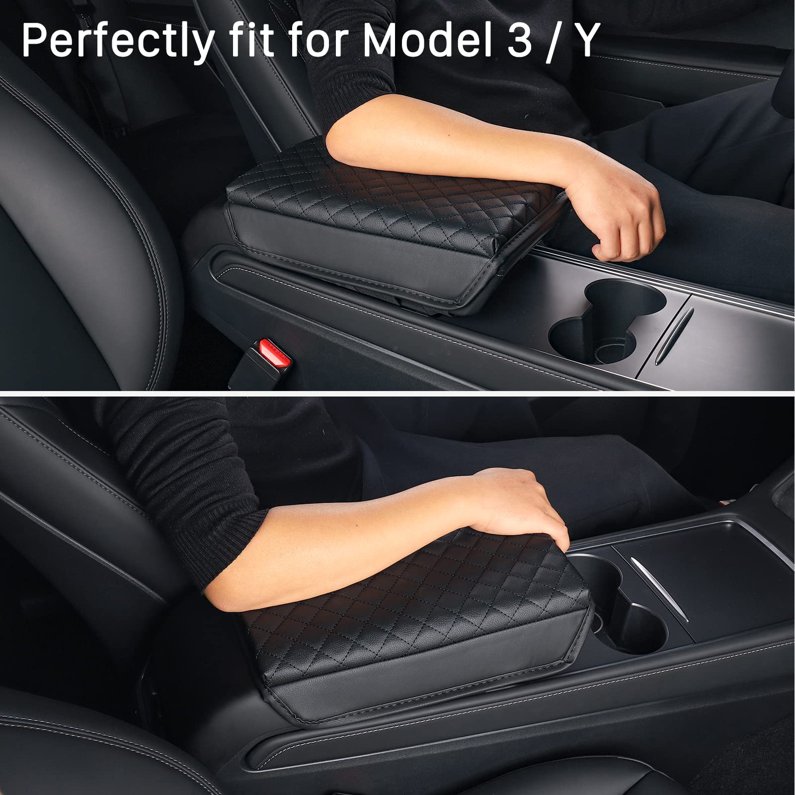 Carwiner memory foam cross-section detail showing cushioned support